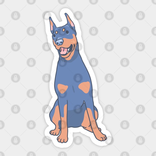 German Pinscher Sticker by Csieben